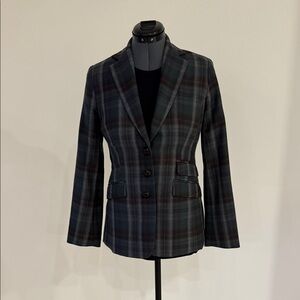 Pendleton Classic Tailored Plaid Blazer